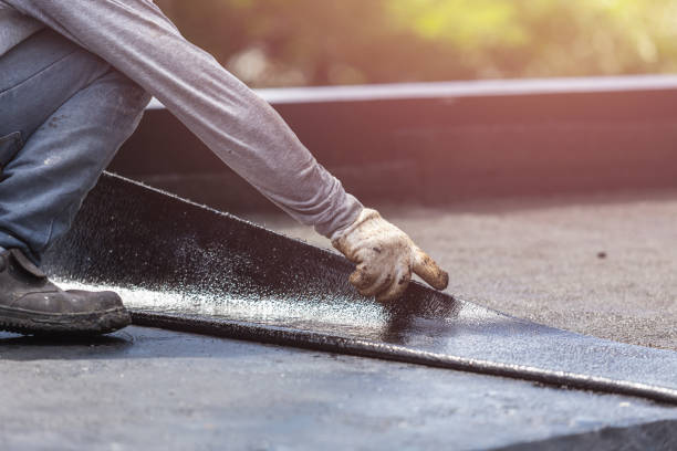 Professional Crawl Space Encapsulation technician working in Pemberville, OH